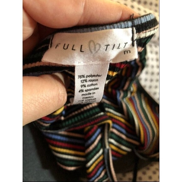 Full Tilt Brand Striped Halter Tank Top - Picture 4 of 4